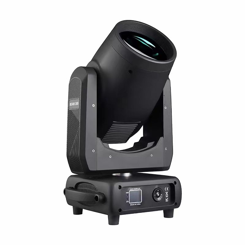 Beam moving head light, professional stage lighting equipment, sleek black design