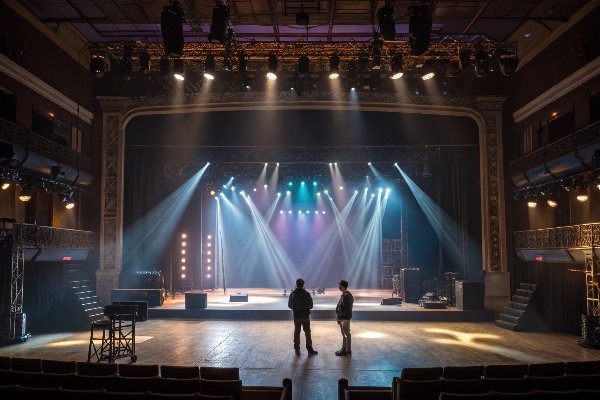 Stage lighting setup