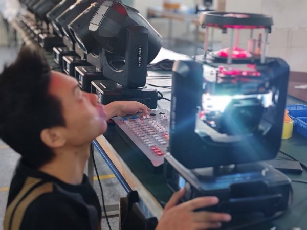 Testing Stage Lights